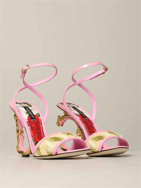 dolce gabbana thong sandals|Dolce & Gabbana heeled sandals.